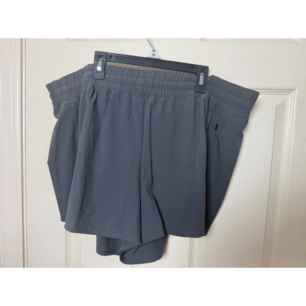 CALIA Carrie Underwood MidRise Infinity Run Short Carbon Grey 1X Athletic Shorts